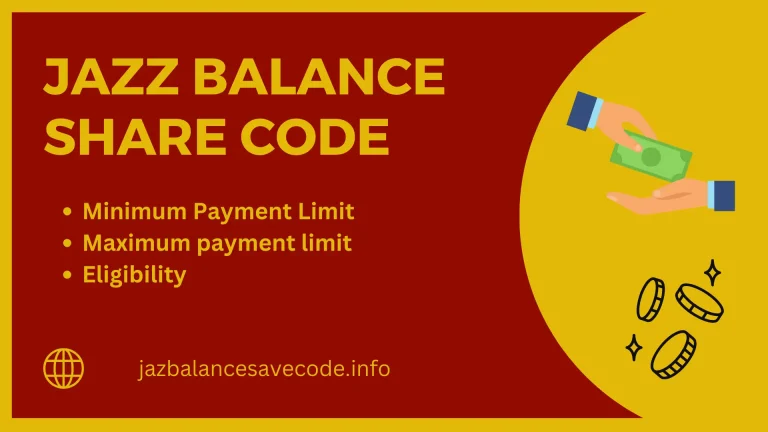 Jazz Balance Share Code 2024 – How to Easily Share Money